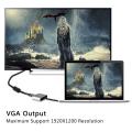 USB C to Hdmi Adapter, USB 3.1 Type C to Vga Hdmi 4K UHD Converter Adapter. 