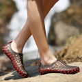 【FOOT SOFA】Beach Sandals for Men Quick Dry Shoes Water Shoes for Men Jelly Shoes. 