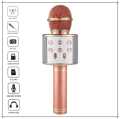 WS 858 Portable Rechargeable Wireless Bluetooth Karaoke Microphone Speaker KTV Mic For Singing High Sound. 