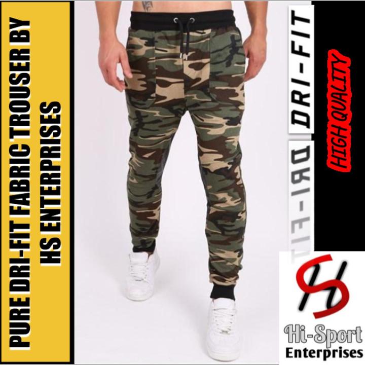 Army camouflage DRI-FIT TROUSER Unisex High Quality Commando TROUSER FOR MEN AND WOMEN New design best quality for adults military trouser by hi-sport enterprises