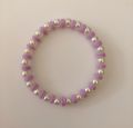 Clay Flat beads with White Pearls bracelets in different colors. 
