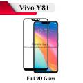 Vivo Y81 ( Y81i) Full Black 9D5D6D10D11D21D Tempered Glass Screen Protector Full Glue Edge To Edge For Vivo Y81 ( Y81i). 