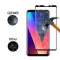 LG V30 / V30 PLUS Screen Glass Protector 3D Curved Glass Full Coverage Tempered Glass - Black. 