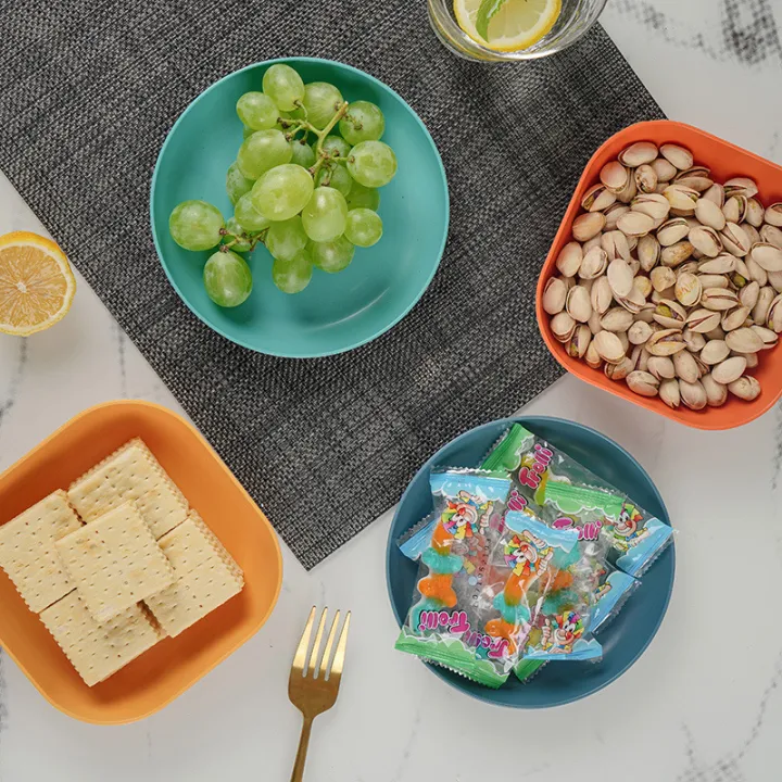 10Pcs%20Multi-function%20Spit%20Bone%20Dish%20Household%20Food%20Grade%20Plastic%20Spit%20Bone%20Dish%20Round%20Square%20Set%20Dining%20Table%20Garbage%20Plate%20-%20Image%204