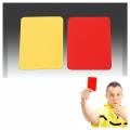 Soccer referee Card. 