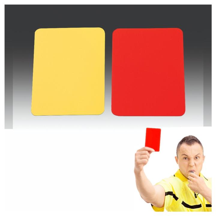 Soccer referee Card