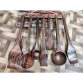 Wooden Utensil Home made Chamcha sets. 