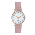 Luminous Watch- Ladies Simple Digital Retro Frosted Leather -Small Fresh Casual Watch -Ladies Quartz Watches. 