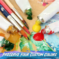 Aluminum Paint Tubes Paint Tubes 20 Ml for Making Paint and Store Remaining Paint Acrylic Oil. 