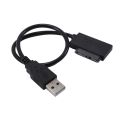 USB 2.0 to Mini Sata II 7+6 13Pin Adapter Converter Cable for Laptop CD/DVD ROM Slimline Drive. 