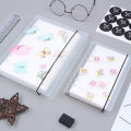 A5/A6/A4/B5 matte binder loose strap Loose Leaf Notebook Paper Planner Inner Page ring binder Stationery Gift Traveler Journal. 