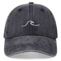 【LuckyBabyFans Store】Washed Wave Dad Hat Shaka Sign Waves Baseball Cap for Women Men Fashion Cotton Snapback Hip Hop Cap Spring Visor. 