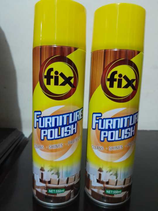 Furniture Polish Spray 550ml Premium Quality Pack of 2 bottles