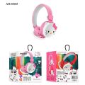 Hello Kitty headphones AH806d head-mount bluetooth headset cartoon mobile phone computer music stereo headset Sanrio Gift For girls. 