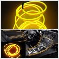 Atmosphere Ambient Car Dashboard Neon Light Universal  For All Kind Of Cars Yellow Color. 