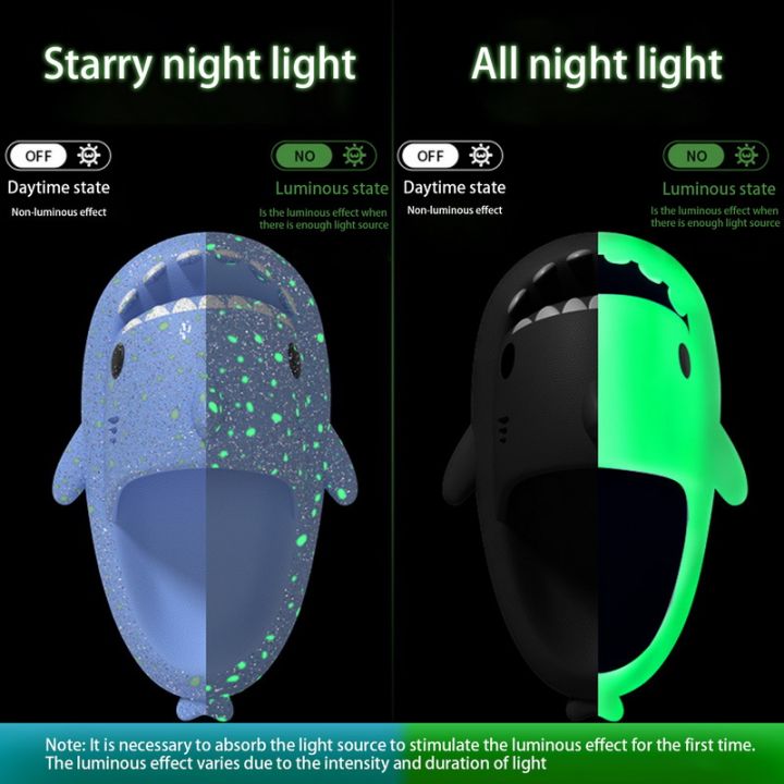 Fluorescence%20Shark%20Slippers%20Man%20Women%20The%20Dark%20Night%204cm%20Thick%20Soles%20Women%20Slipper%20Couples%20Home%20Flip%20Flops%20Luminous%20Shark%20Slides%20-%20Image%202