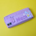 1 x Soft stationery pouch (20x9x5.5 cm) (100 gram) - fancy pouch - Stationery Item For Kids - Girls. 
