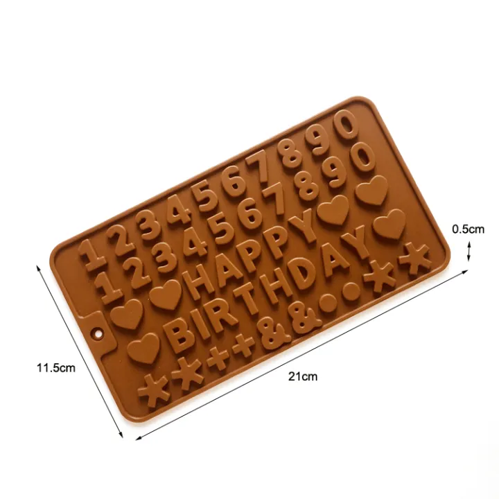HAPPY%20BIRTHDAY%200-9%20Numbers%20Letters%20Alphabet%20Chocolate%20Silicone%20Mold%20-%20Image%203
