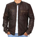 Brand New Soft Lambskin Original Leather Biker Jacket for Men Matt Finish Snuffing Stuff. 