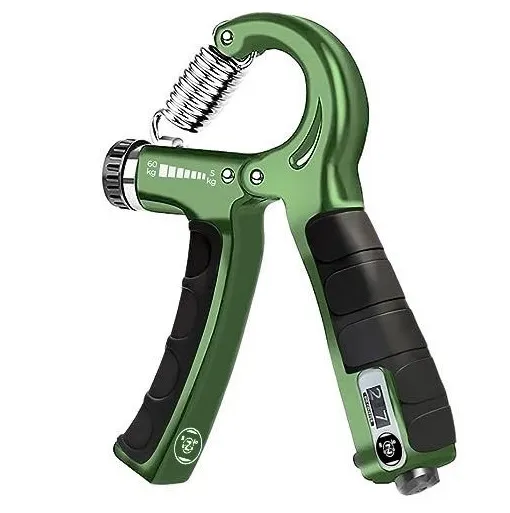 Adjustable Hand Grip Strengthener, Hand Gripper With Counter for Men & Women for Gym Workout Hand Exercise Equipment for Forearm Exercise, Finger Exercise Power Gripper - Multi colors - 60kg Adjustable Hand Grip Strengthener, Hand Gripper With Counter