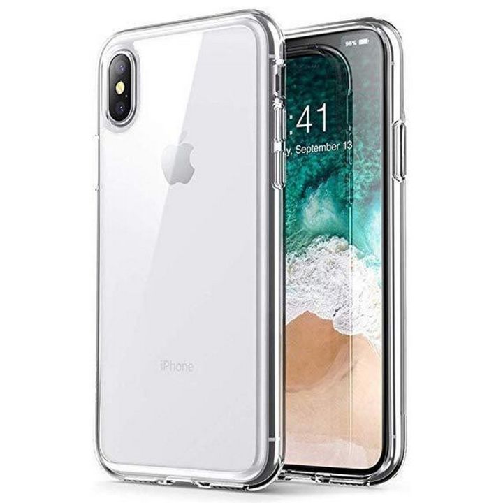 Apple XS Max case, Flexible Soft Slim Jelly Transparent Clear TPU Cover for mobiles  TPU