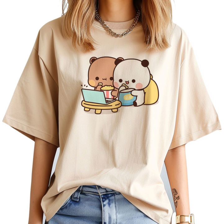 k Japanese style clothes shirt girls y2 style anime T nd DudBubu Au T-shirt women