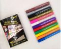 Acrylic Painter Flysea Pens -12 Colours use on rocks.. paper fabric.. glass ..ceramic ..wood.. metal etc.. 
