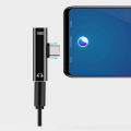 2 in 1 Dual Type C to USB-C 3.5mm Headphone Audio Charger Adapter Splitter Converter for Huawei Xiaomi HTC Nokia Hammer. 