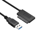 USB 3.0 to Micro-SATA Adapter Cable USB3.0 to 16Pin Msata 7+9 Pin Cable for 1.8Inch HDD SSD Converter Cord. 