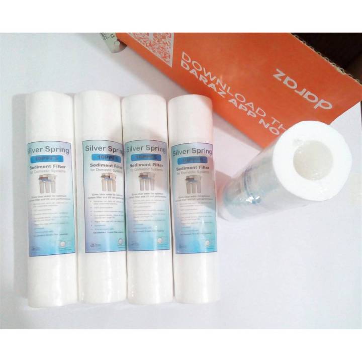 Pack Of 5 Ppf-5 Sediment Water Filter Cartridges 10 Inch Pp Filters