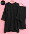 Stitched Cut Work Two-Piece Suit for Women - Casual and Elegant. 