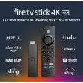 Amazon Fire TV Stick 4K MAX wi-fi 6 with All New Alexa Remote. 