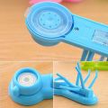 6 Hook Hanger Suction Cup Wall Vacuum for Bathroom Key Towel Scrubber Holder - 1Pc (Random Color). 