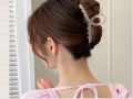 Large Matte Transparent Hair Catcher for Girls – Stylish Korean Hair Catcher for Women, Trendy Hair Catchers for Girls, Hair Catcher for Girls Stylish Korean Design, Perfect Hair Catcher for Women and Girls (Assorted Colors). 