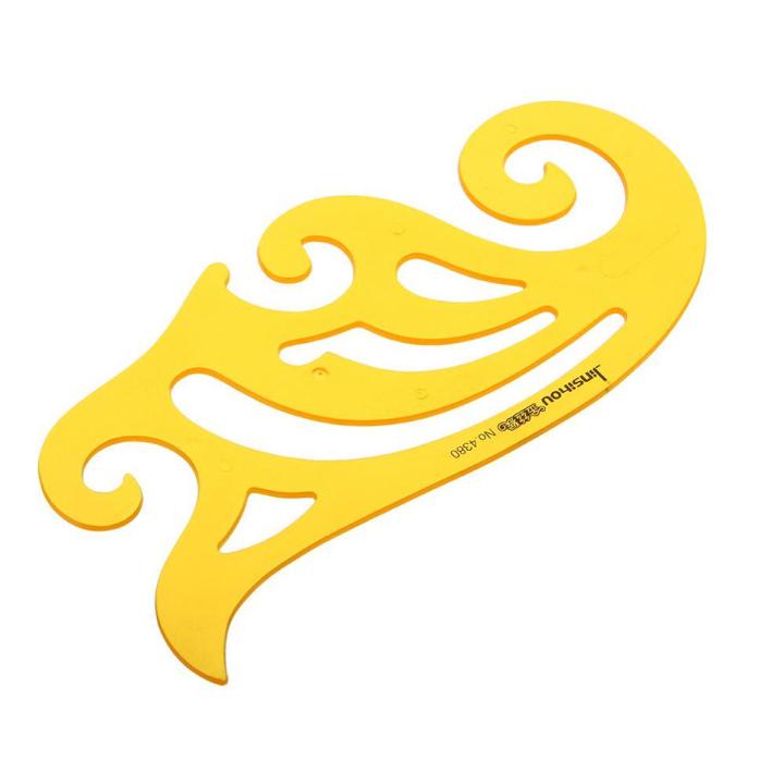 20cm French Curve Drawing Template KT Soft Plastic Design Drafting Stencil Ruler