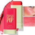 On-the-Glow Makeup Blush Stick Tinted Moisture Stick, Shadow Lips Cheek Blusher Creamy Makeup Long Lasting Natural Nude Makeup for All Skin. 