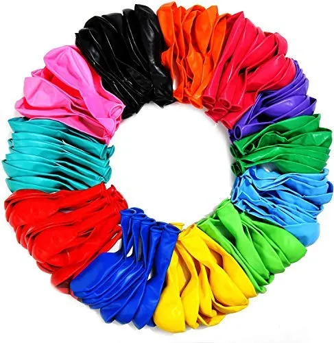 Pack%20of%2025/50/100%20Pieces%20Multicolor%2012"%20Rainbow%20Latex%20Balloons%20Assorted%20Colors%20for%20Vibrant%20Birthday,%20Baby%20Shower,%20Wedding%20Party%20Decorations%20-%20Image%206