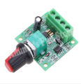 DC 1.8V 3V 5V 6V 12V 2A PWM Motor Speed Controller Low Voltage Motor Speed Controller PWM 0~100% Adjustable Drive Module. 