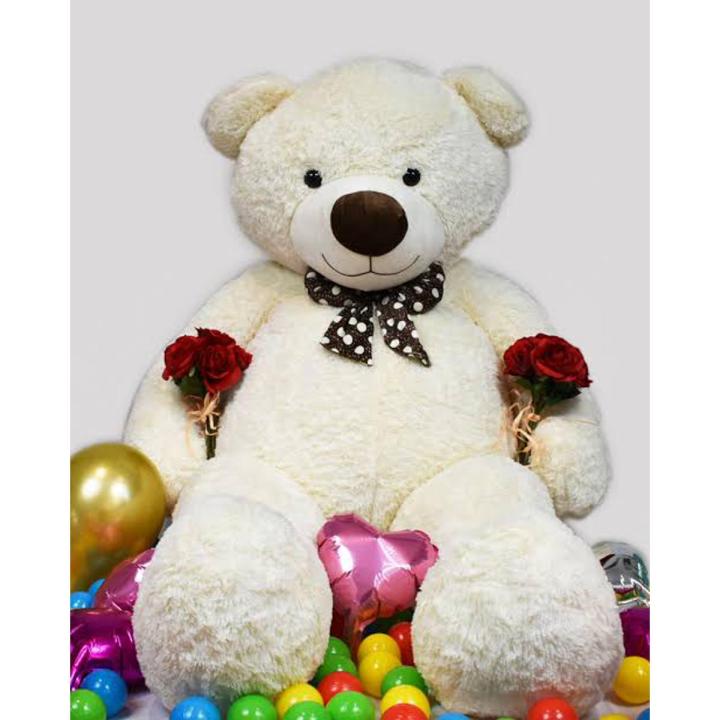 7 Foot Life Size Cozy Cream Giant Teddy Bear Cuddles - The BIGGEST Teddy Bear!