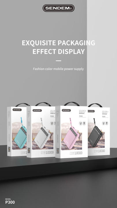 Rock%20Sendem%20P300%20Mini%20Powerbank%2010000mah%20Micro/Type%20C%20Input%202.1A%20Dual%20Port%20Digital%20Display%20Power%20Bank%20-%20Image%206