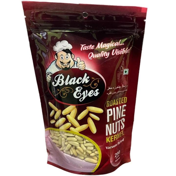 Chilgoza%20Giri%20%7C%20Chilghoza%20%7C%20Chilgozay%20%7C%20Black%20Eyes%20Roasted%20Pine%20Nuts%20(Chilgoza)%20Kernel%20(Giri)%20(Without%20Shell)%20(200g)%20(High%20Quality)%20-%20Image%202