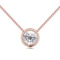 Baffin Mini Round Pendant Necklaces Women Crystals From Swarovski Rose Gold Color Chain Collares Jewelry. 