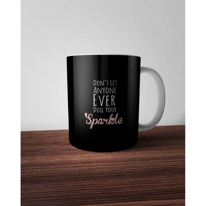 quote printed mug