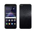 Huawei P9 Lite 2017  Black Brushed Metal Texture Mobile Skin. 