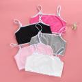 Pack Of 3 Girls Bra Kids Underwear Model Cotton Solid Color Small Children Vest Bras Child Underwear For kids. 
