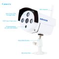 Szsinocam 4CH HD 720P NVR Security System with 4 Pcs Infrared waterproof Wi-Fi Cameras and all accessories (White) updated Model. 