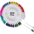 Pack of 40 Leaf Shape Hijab Pins for Women Mixed Color Safety Scarf Pins Elegant Design Durable and Stylish Accessories for Hijab, Shawl, and Scarf. 