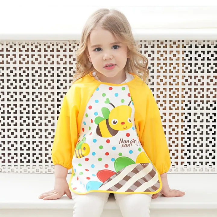 Cute%20Baby%20Bibs%20Waterproof%20Long%20Sleeve%20Apron%20Children%20Feeding%20Smock%20Bib%20Burp%20Painting%20Drawing%20Soft%20Toddler%20Clothing%20Bandana%20Bibs%20-%20Image%204