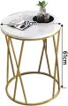 Round Small Coffee Table Flower Table Sofa Side Table Light Luxury Small Round Table Living Room Simple Mini Small Apartment Home Bedside Tabl. 