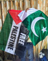 Palestine Pakistan Flag (Total 2 Pieces) Premium Palestine Or Pakistan Flag  Decoration Home Top Roof /Big Size Palestine Flag ( 2 X 3 Feet ) Premium  Flags. 
